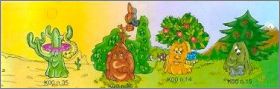 Arbres et cactus -Kinder -  K00-14, K00-15,   K00-35, K00-36