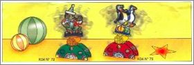 Equilibristes - kinder surprise - K04-78 et K04-79