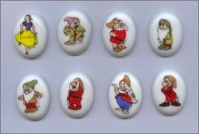 Mdaillon Blanche-Neige et les 7 Nains - Fves Disney - 1991
