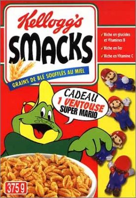 Super Mario - Nintendo - Figurines kellogg's - Ventouse