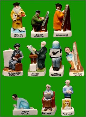 Peintres Clbres - 10 Fves mates - Nordia - 2006