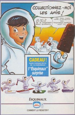 Esquimaux surprises - 5 Figurines Gervais - 1993