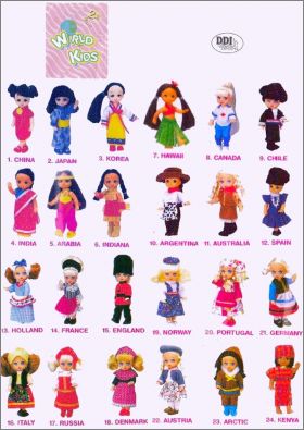 World Kids -  Poupes de 24 nations - DDI