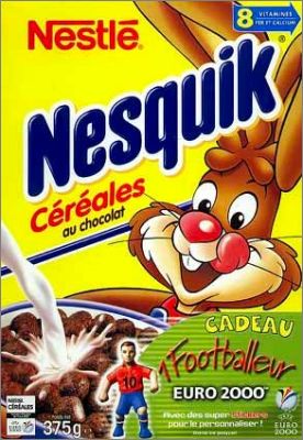 Footballeurs Euro 2000 - Nesquick cral - Nestl