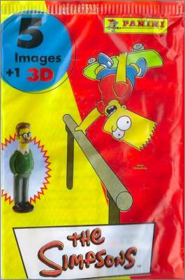 The simpsons - 8 Figurines 3D Panini - 1999