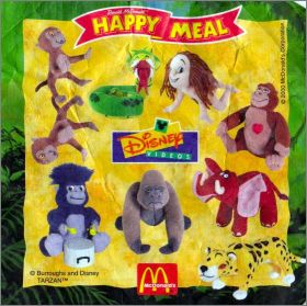 Tarzan - Disney - Happy Meal - Mc Donald - Peluche - 1999