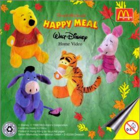 Winnie L'ourson - Disney - Happy Meal - Mc Donald - Peluche