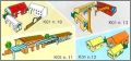 Les batiments - Kinder Surprise - K01-10  K01-13