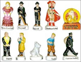 Les Aventures de Tintin 10 Fves brillantes Carrefour  2012