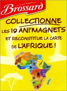 Ani'Magnets - Savane de Brossard - Carte de l'Afrique