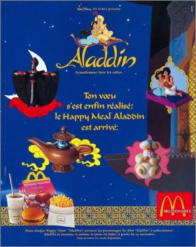 Aladdin - Figurines Happy Meal - Mc Donald - 1995