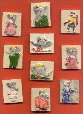 Babar - 10 Fves Brillantes - Dautrey - 1991