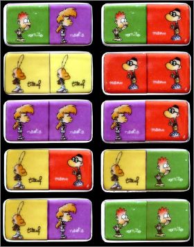 Dominos Titeuf - 10 Fves Brillantes - Epi folie - 2007