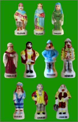 Les Rois de France - 10 Fves Brillantes Intermarch 1993