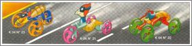 Animaux sur roues - Kinder Surprises - K04-21  K04-23