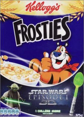 Star wars pisode 1 - 3D - 4 Cuillres sabre - Kellogg's