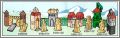 Chateau et figurines en m�tal Kinder K98-99 � K98-104 - 1998