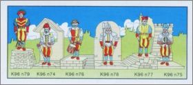 Gardes suisse - Mtal  Kinder -  K96-74  K96-79 - 1996