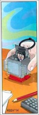 Homme dans TV - Kinder surprise - K02-14