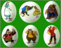 La Belle et la B�te - 6 F�ves M�daillon - Arguydal - 1993
