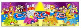 Animaux de Cirque - Kinder Surprise - K97-79 � K97-82 - 1997