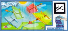 Avions planeurs - Kinder Go move - DC242  DC245