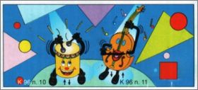 Instruments de Musique - (Kinder Surprise) - K96-10 à K96-11