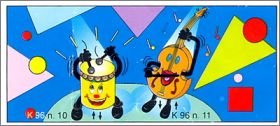 Instruments de Musique Kinder Surprise K96-10 et K96-11 1995