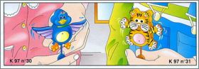 Oiseau et Chat - (Kinder Surprise) - K97-30 et K97-31
