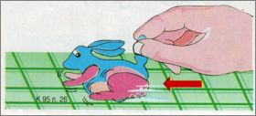 Lapin bleu et rose - Kinder Surprise - K95-26