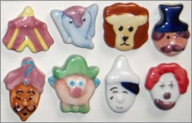 Le Cirque - 8 Fves brillantes en relief - Arguydal - 2008