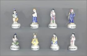 Les indiens - 8 F�ves brillantes - Arguydal - 1995