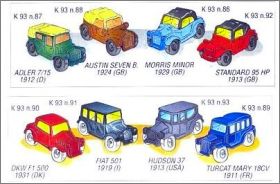 Voitures anciennes - Kinder surprise - K93-86  K93-93