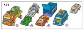 Voitures rallye - Kinder Surprise -  K94-27 � K94-30 - 1994