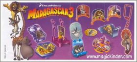 Madagascar 3 - Accessoires - Kinder Joy - UN301  305, NV259
